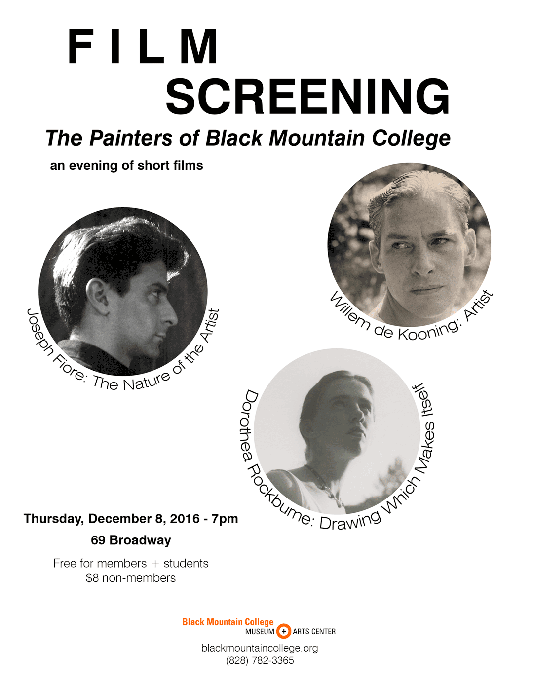 Evening of Short Films, The Painters of Black Mountain College