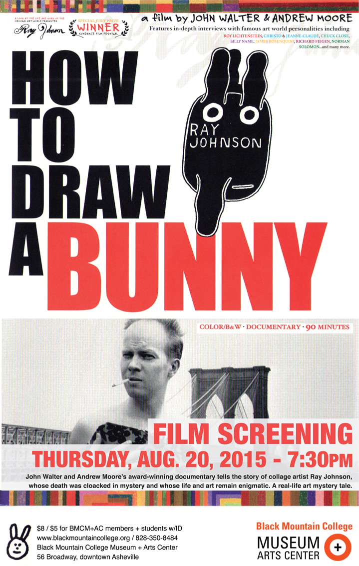 RayJohnsonHowToDrawABunnyPosterScreening2015web