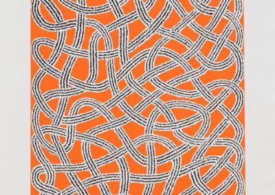 Anni Albers, “Study for Nylon Rug from Connections,” 1959/1983. Silkscreen on paper, ed. 60/125. Courtesy of The Johnson Collection.